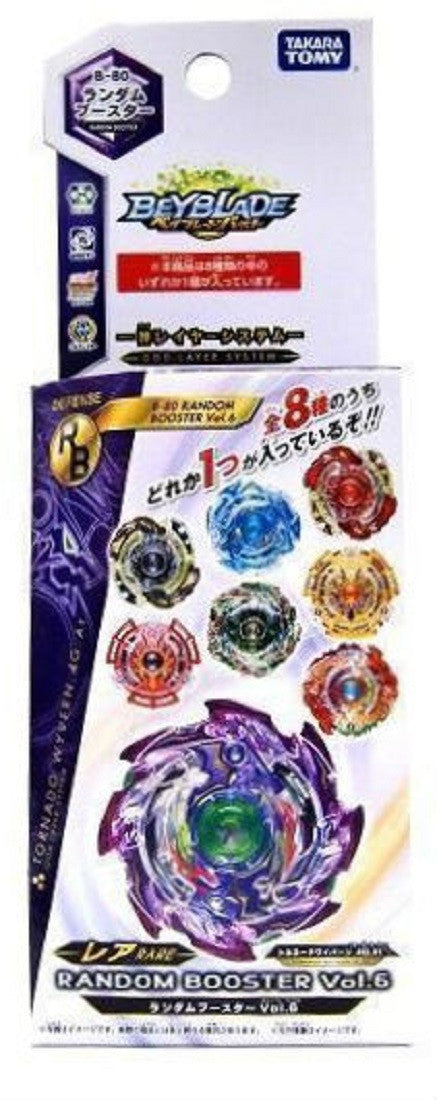 Takara Tomy Beyblade BURST B-80 Random Booster Vol.6 (Random Item Inside)