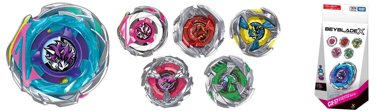 Wholesale Takara Tomy Beyblade X CX-17 RANDOM BOOSTER Full Set