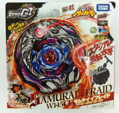 Wholesale Takara Tomy  Beyblade Metal Fight Zero G BBG-01 Starter Samurai Ifraid W145CF