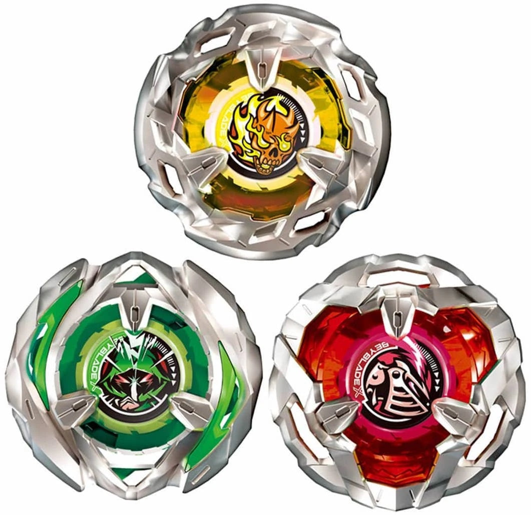 [Loose][No Packing Box][With QR Code] Takara Tomy Beyblade X BX-08 3 on 3 Deck Set