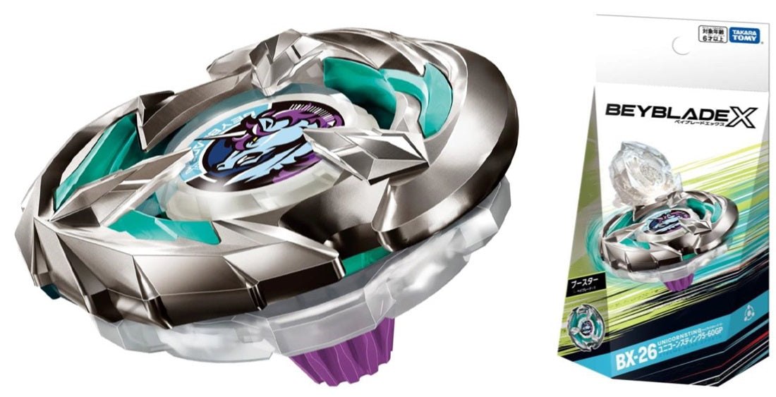 Takara Tomy Beyblade X BX-26 Booster Unicorn Sting 5-60GP