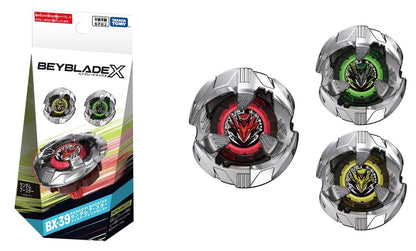 Takara Tomy Beyblade X BX-39 Random Booster Shelter Drake Select Full Set (Set of 3 Models)