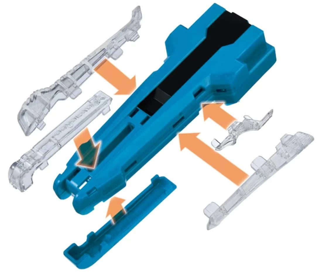Takara Tomy Beyblade X BX-42 Rubber Custom Grip (Blue Version)