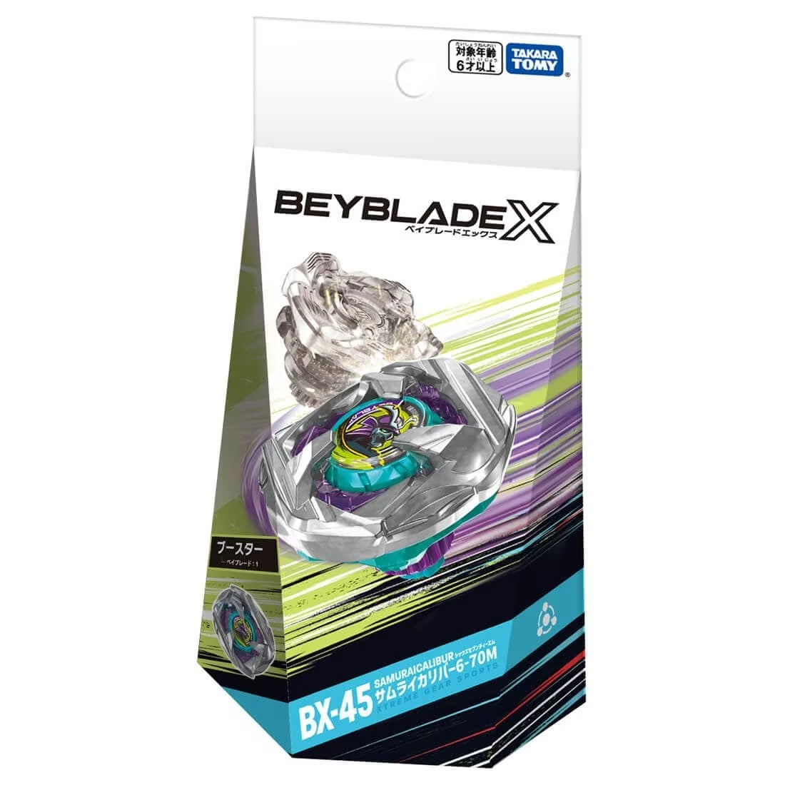 Takara Tomy Beyblade X BX-45 Booster SamuraiCalibur 6-70M