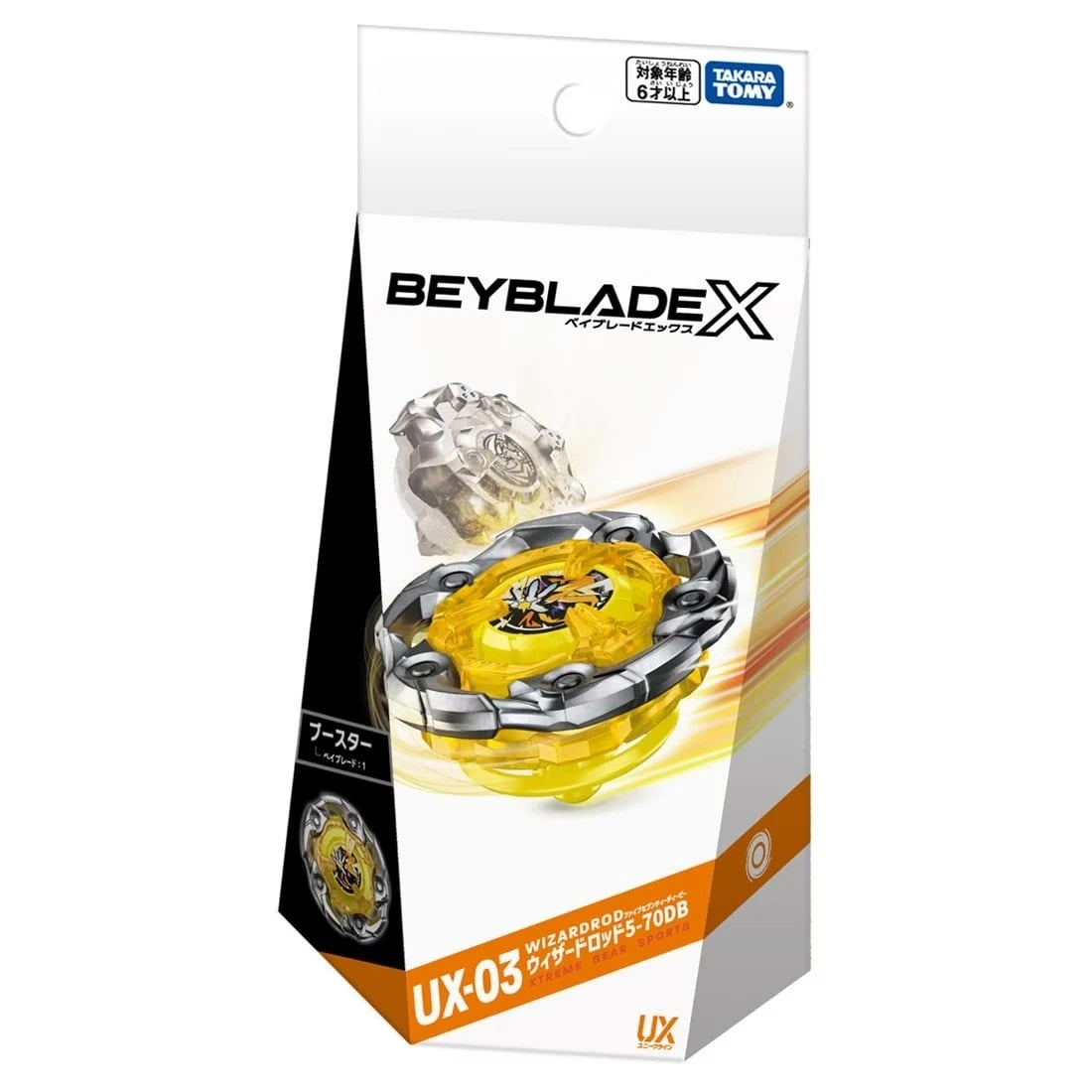 Takara Tomy Beyblade X UX-03 Booster Wizard Rod 5-70DB