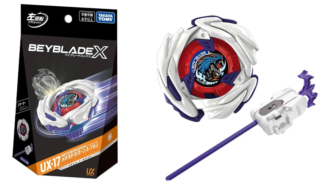 [Pre-Order - Dec | Release Date - Dec 29 - Jan 2] Takara Tomy Beyblade X UX-17 Starter MeteorDragoon 3-70J (Left Turning)