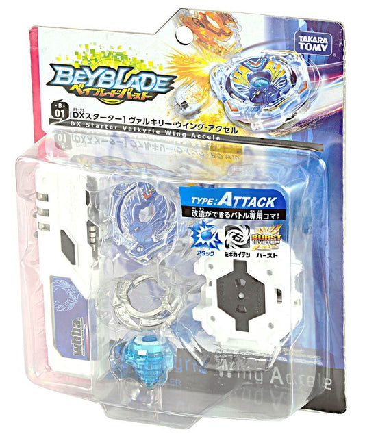 Takara Tomy Beyblade BURST B-01 DX Starter Valkyrie Wing Accele