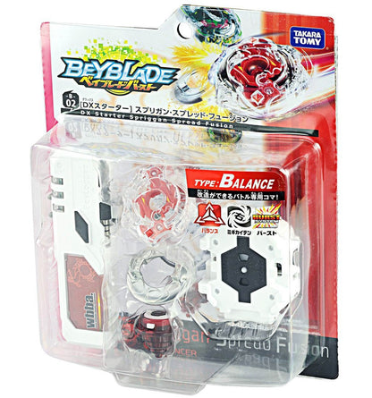 Wholesale Takara Tomy Beyblade BURST B-02 DX Starter Spriggan Spread Fusion
