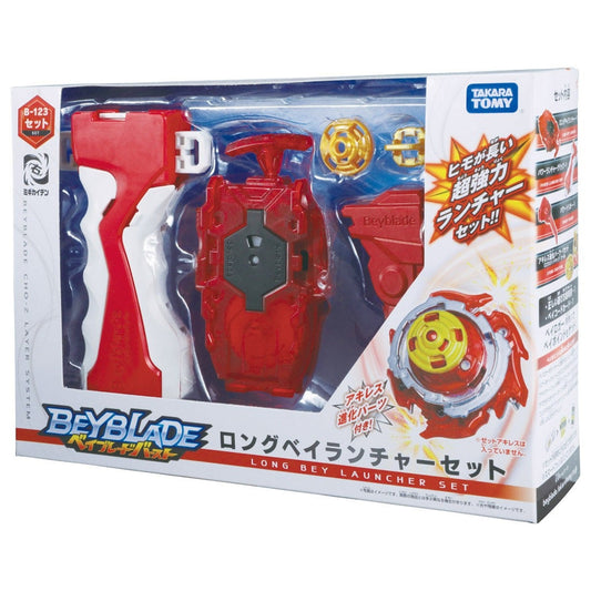 Takara Tomy Beyblade BURST B-123 Long Bey Launcher Set