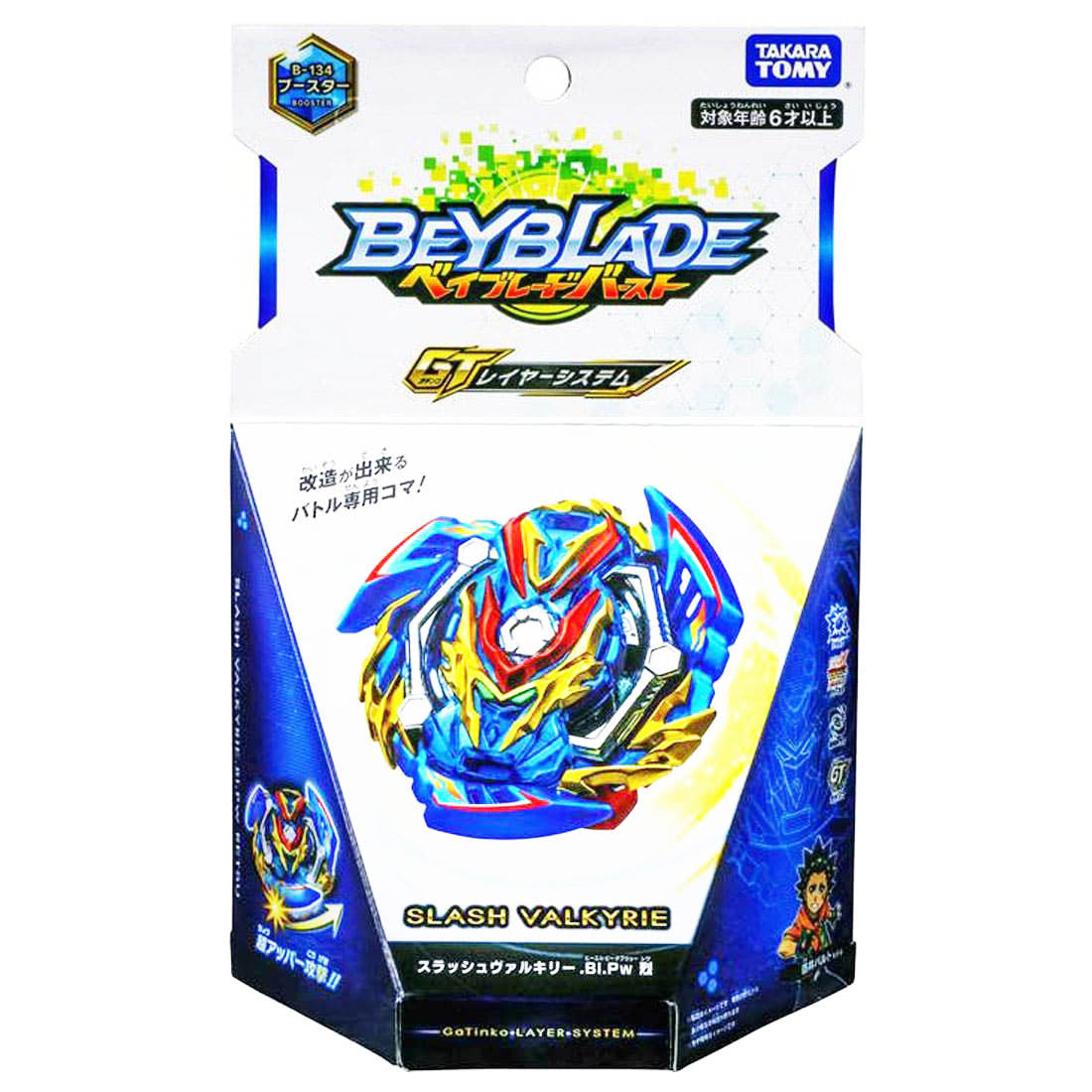 Wholesale Takara Tomy Beyblade BURST GT B-134 Booster Slash Valkyrie.Bl.Pw Retsu