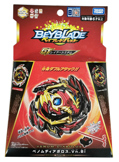 Takara Tomy Beyblade BURST GT B-145 DX Starter Venom Diaboros.Vn.Bl