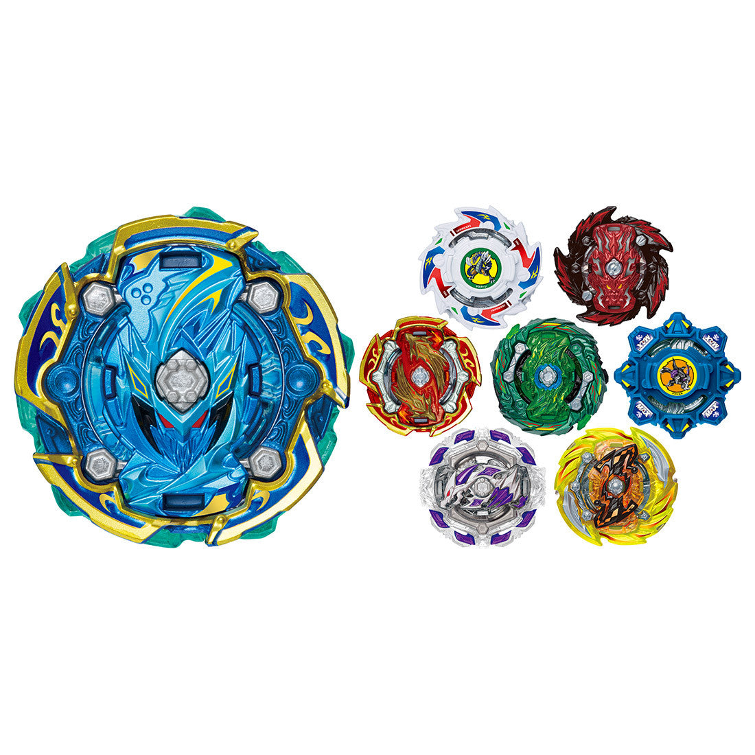 Takara Tomy Beyblade BURST GT B-156 Random Booster Vol. 18 Full Set (Pack of 8 Models)