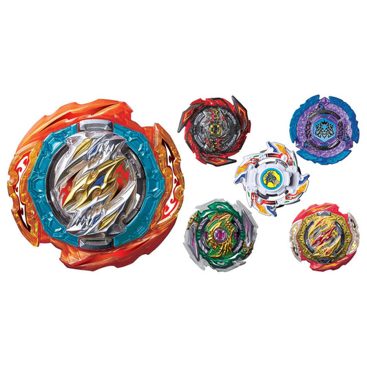 [Loose][No Packing Box] Takara Tomy Beyblade BURST Dynamite Battle B-181 Random Booster Vol. 25 Full Set (Pack of 6 Models)