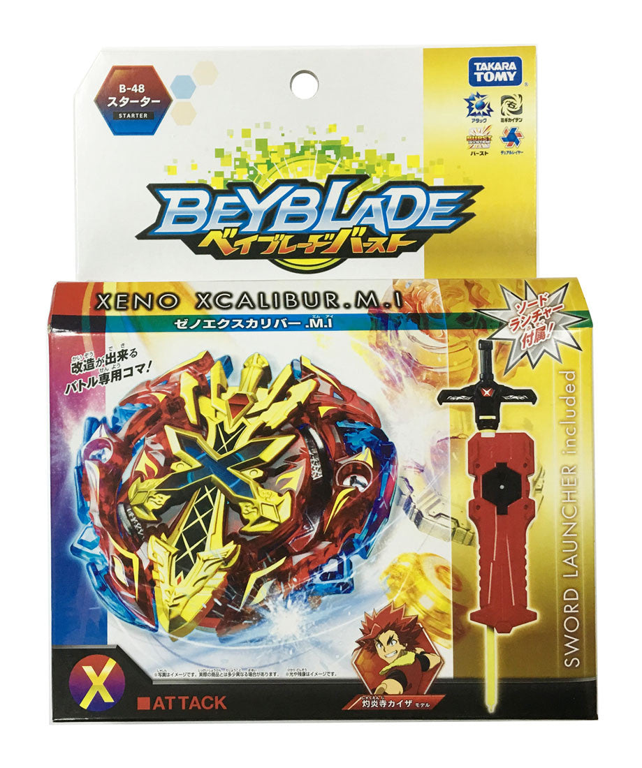 Wholesale Takara Tomy Beyblade BURST B-48 Starter Xeno Excalibur.M.I