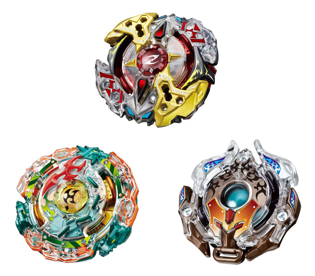 Takara Tomy Beyblade BURST B-90 3 on 3 Battle Booster Set (SEA Version)