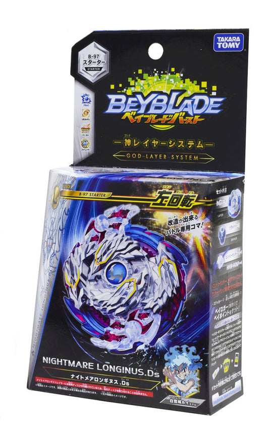 Wholesale Takara Tomy Beyblade BURST B-97 Starter Nightmare Longinus.Ds
