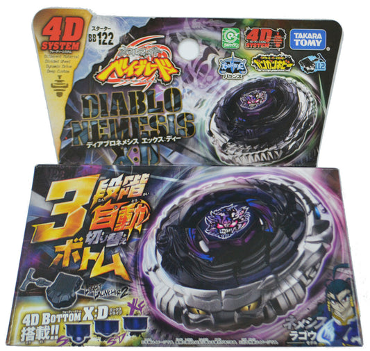 Wholesale Takara Tomy  Beyblade Metal Fight BB-122 Starter Diablo Nemesis X:D