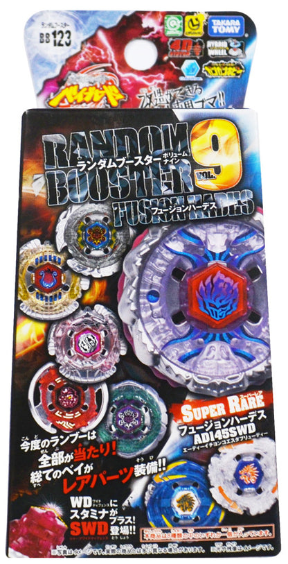 Takara Tomy Beyblade Metal Fight BB-123 Random Booster Vol. 9 Full Set