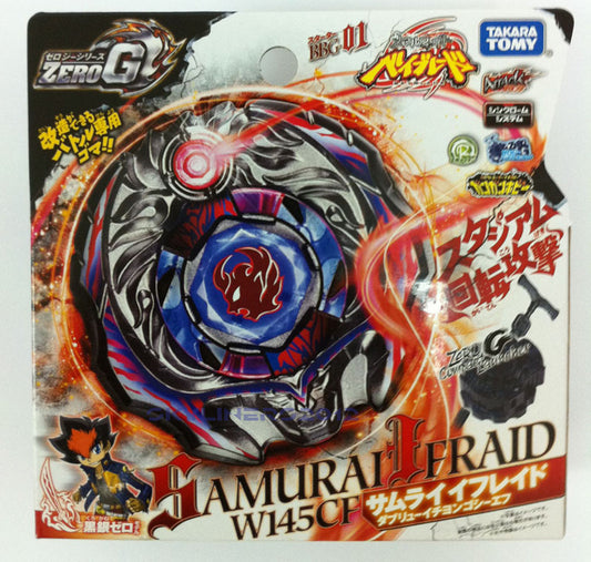 Takara Tomy Beyblade Metal Fight Zero G BBG-01 Starter Samurai Ifraid W145CF