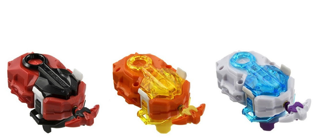Takara Tomy Beyblade BURST Dynamite Battle WBBA Limited BBG-39 (B-00) Custom Bey Launcher LR Set - Assorted Colors (Set of 3 Launchers)