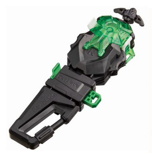 Takara Tomy Beyblade BURST Dynamite Battle WBBA Limited BBG-41 (B-00) Custom Launcher Cyber Black Edition (Bey Launcher with Grip)