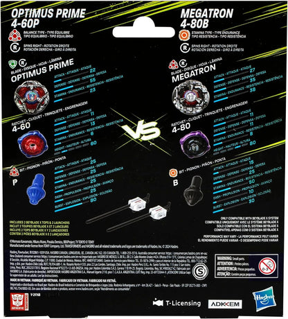 Wholesale Takara Tomy Beyblade X Limited Edition BX-00 Double Starter Optimus Prime and Megatron
