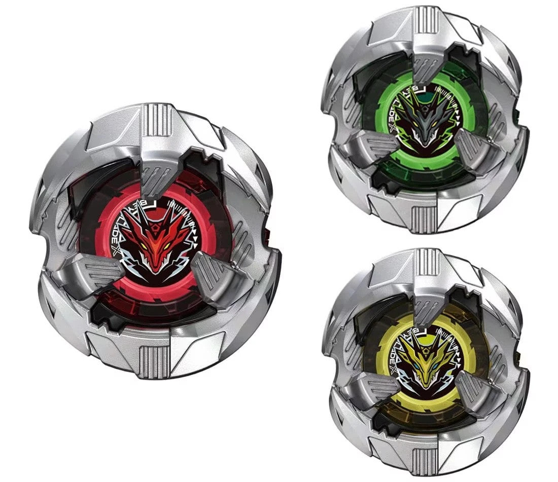 [Loose][No Packing Box][With QR Code] Wholesale Takara Tomy Beyblade X BX-39 Random Booster Shelter Drake Select Full Set (Set of 3 Models)