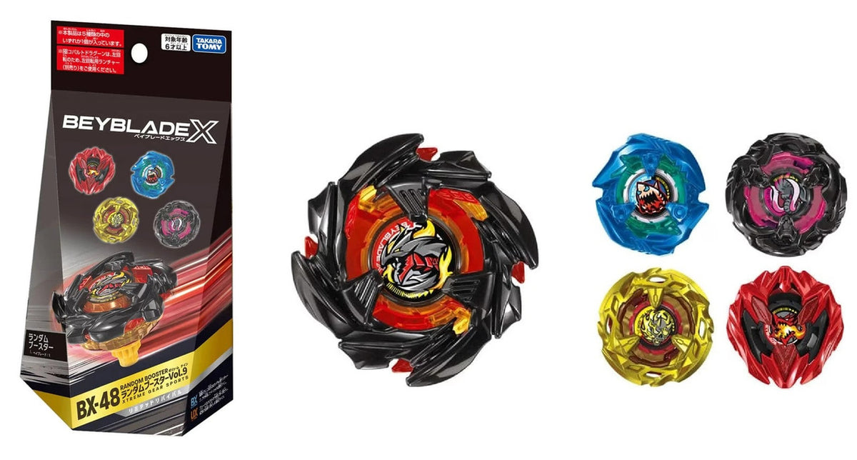 Wholesale Takara Tomy Beyblade X BX-48 Random Booster Vol. 9 Full Set (Set of 5 Models)