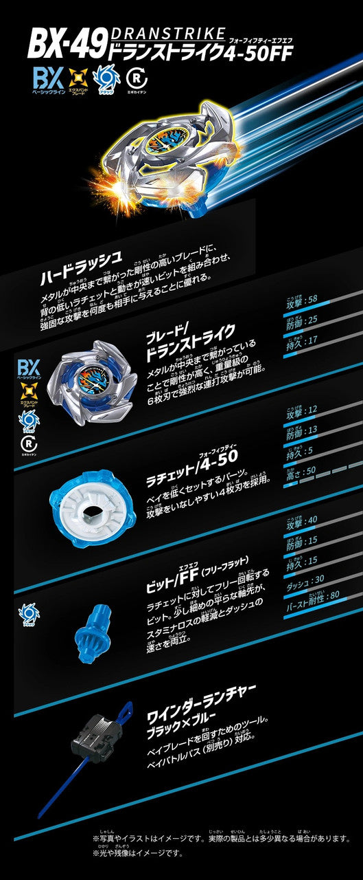 [Pre-Order of MAY 19] Wholesale Takara Tomy Beyblade X BX-49 Starter DranStrike 4-50FF