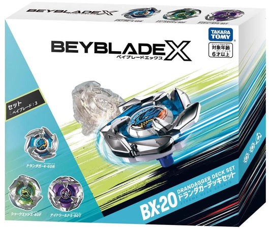 Wholesale Takara Tomy Beyblade X BX-20 Dran Dagger Deck Set