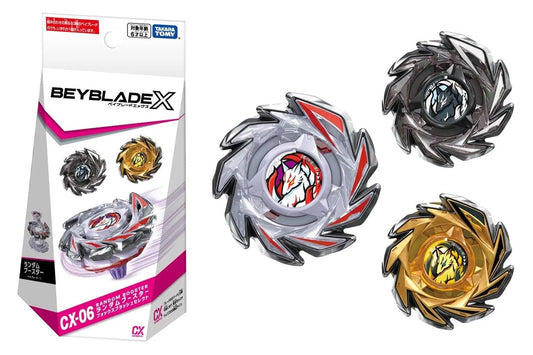 Wholesale Takara Tomy Beyblade X CX-06 Random Booster FoxBrush Select Full Set (Set of 3 Models)