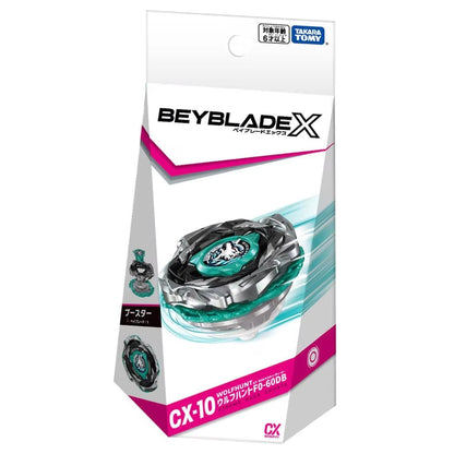 Wholesale Takara Tomy Beyblade X CX-10 Booster WolfHunt F0-60DB