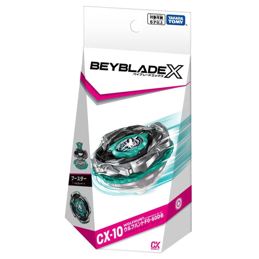 Wholesale Takara Tomy Beyblade X CX-10 Booster WolfHunt F0-60DB