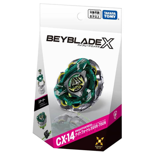 Wholesale  Takara Tomy Beyblade X CX-14 Starter KnightFortress GV8-70UN