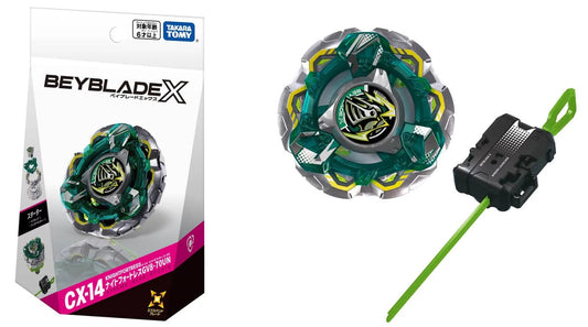 Takara Tomy Beyblade X CX-14 Starter KnightFortress GV8-70UN