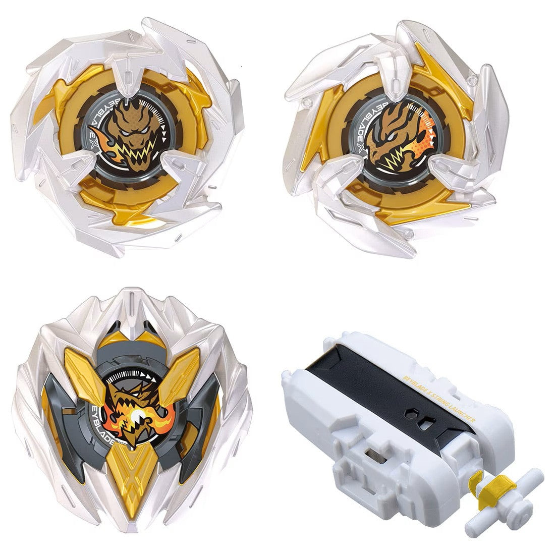 [Loose][No Packing Box][With QR Code] Takara Tomy Beyblade X Limited Edition UX-00 (BXG-25) Dran Deck Starter Set (Asia Companion Set)