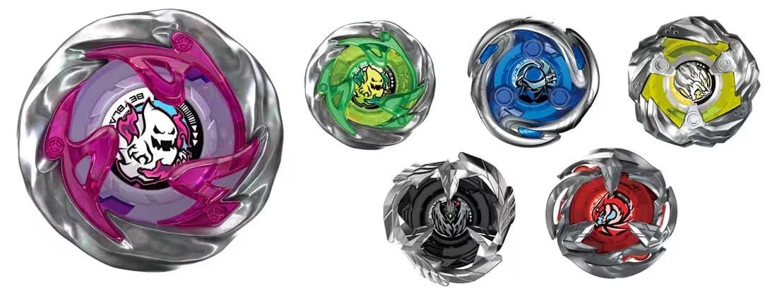 [Loose][No Packing Box][With QR Code] Takara Tomy Beyblade X UX-12 Random Booster Vol. 5 Full Set (Set of 6 Models)