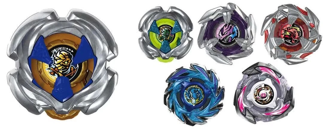[Loose][No Packing Box][With QR Code] Takara Tomy Beyblade X UX-18 Random Booster Vol. 8 Full Set (Set of 6 Models)