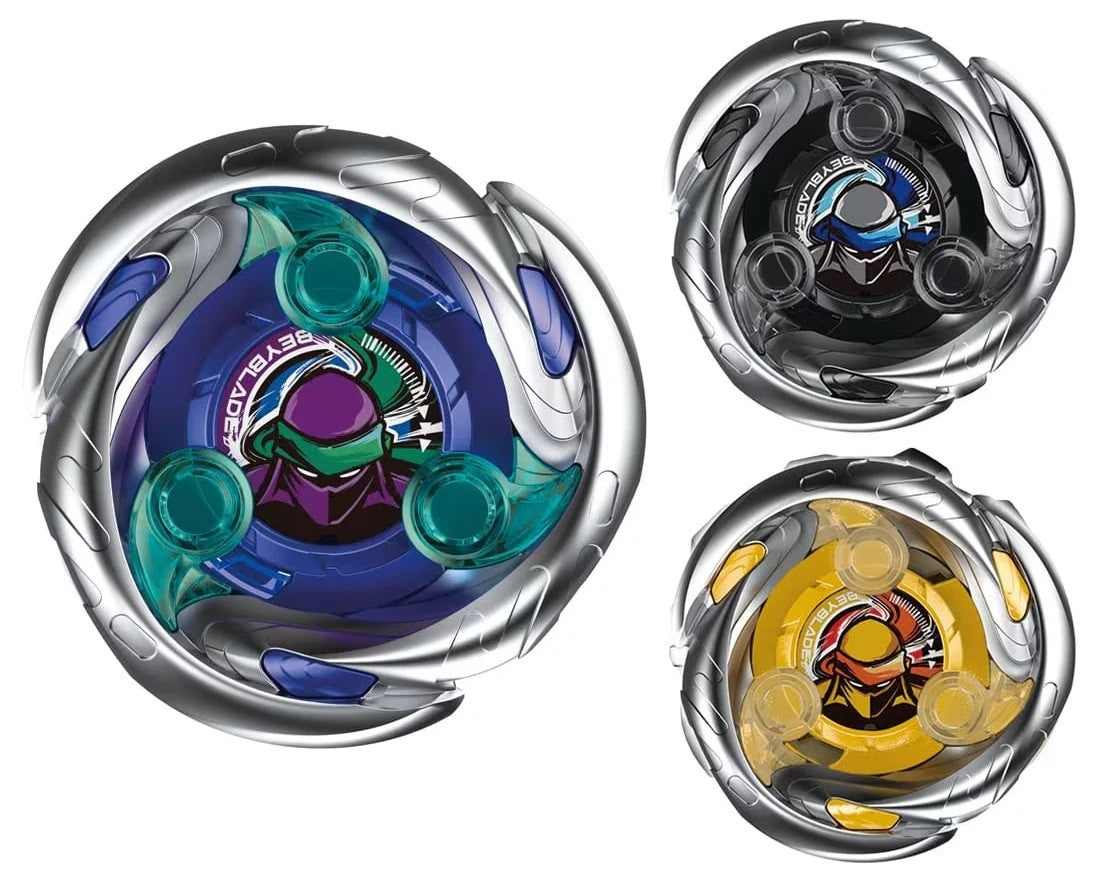 [Loose][No Packing Box][With QR Code] Wholesale Takara Tomy Beyblade X UX-05 Random Booster Shinobi Shadow Select Full Set (Set of 3 Models)