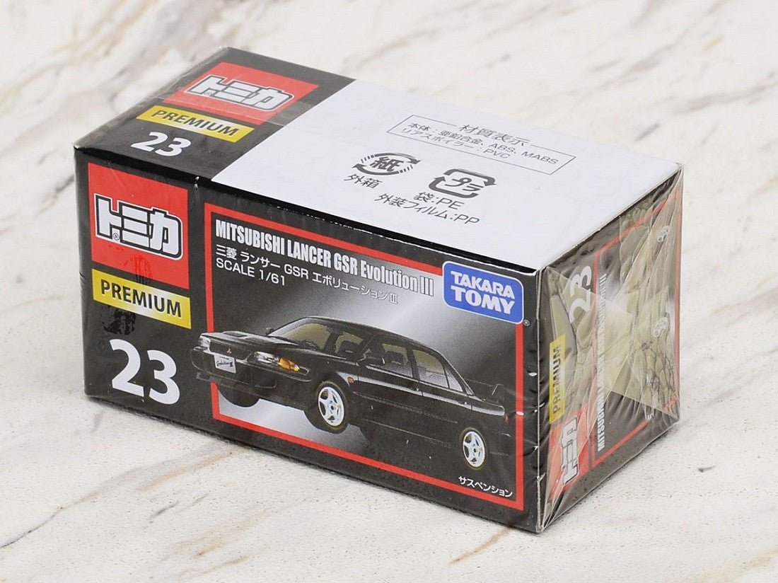 Takara Tomy Tomica Premium No. 23 Mitsubishi Lancer GSR Evolution III